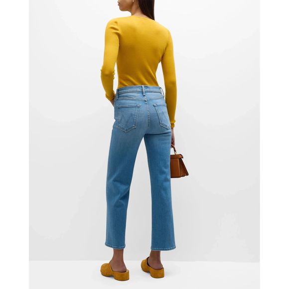 NWT Mother The Rambler Zip Ankle Jeans Wash Going Dutch Size 33 - Picture 3 of 8